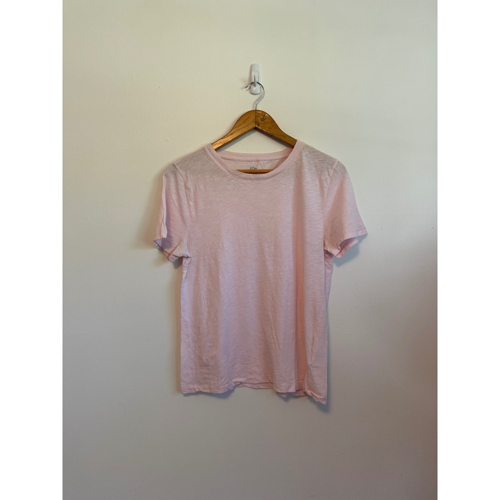 J. Crew Baby Pink Short Sleeve Crewneck T-Shirt | Size Medium
